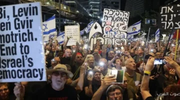 إسرائيل مشتعلة تاني غضب من حكومة نتنياهو والمتظاهرين الشعب نزل