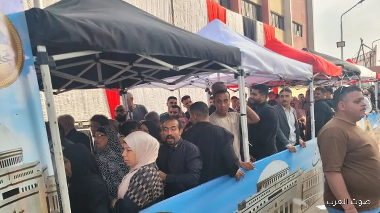 إقبال كبير على لجان التصويت في إمبابة والوراق مع تأمين