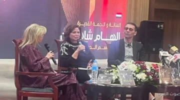 إلهام شاهين من شرم الشيخ فخورة جدًا بمشواري الفني