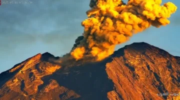 إندونيسيا بركان سيميرو يهز الأرض 45 مرة في 6 ساعات