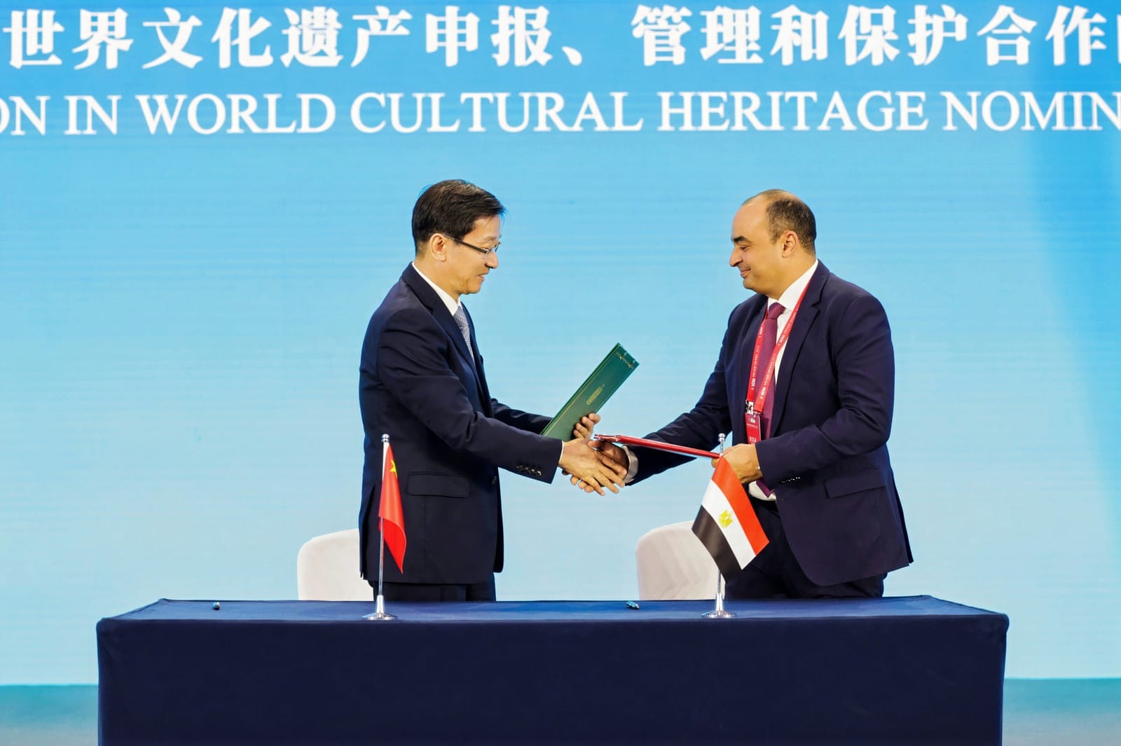 اتفاقية تعاون وبيان مشترك بين الآثار المصرية والهيئة الوطنية للتراث