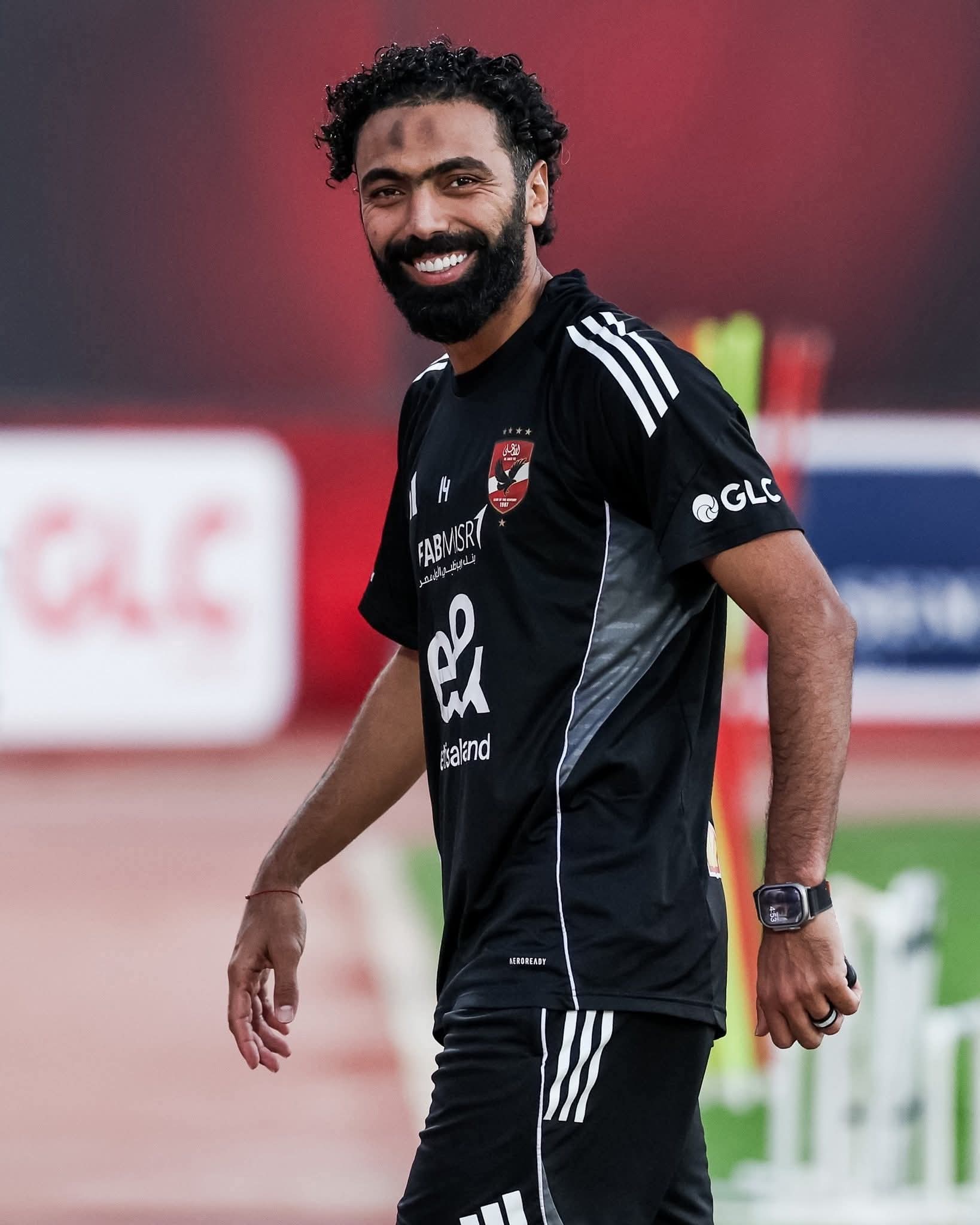 اتفرج على لقطات من تمرين الأهلي قبل مواجهة شبيبة القبائل