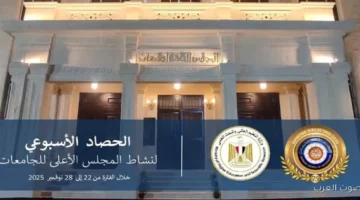 اجتماع الخبراء مع الاتحاد الأوروبي وورشة عن الذكاء الاصطناعي.. ملخص نشاط الأعلى للجامعات في الأسبوع 9 اجتماع الخبراء مع الاتحاد الأوروبي وورشة عن الذكاء الاصطناعي ملخص
