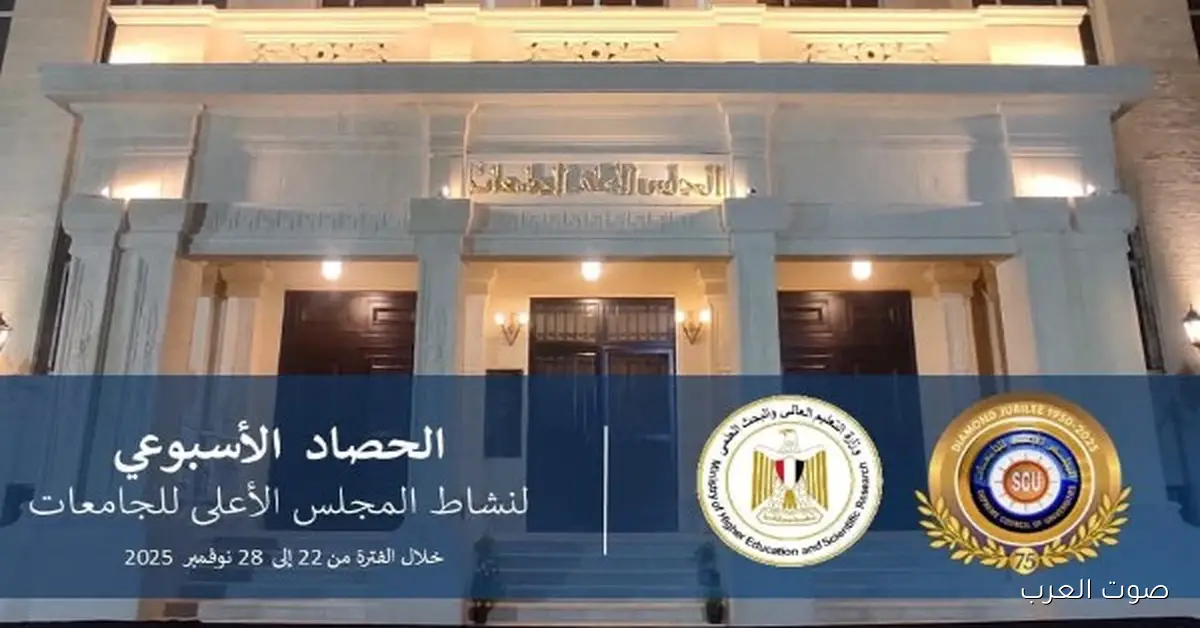 اجتماع الخبراء مع الاتحاد الأوروبي وورشة عن الذكاء الاصطناعي.. ملخص نشاط الأعلى للجامعات في الأسبوع