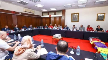 اجتماع فني مهم لمباراة الأهلي وشبيبة القبائل في دوري أبطال