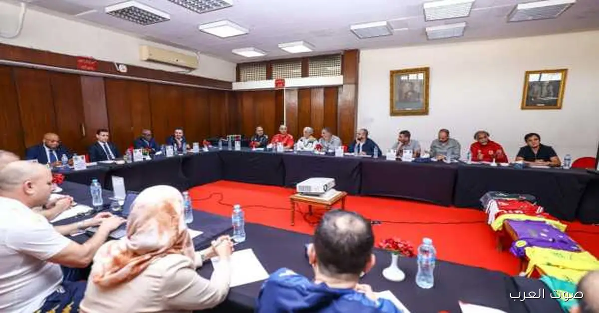 اجتماع فني مهم لمباراة الأهلي وشبيبة القبائل في دوري أبطال إفريقيا