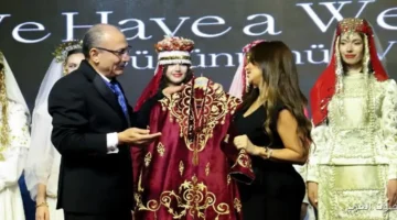 احتفال تركي على ضفاف النيل عرض فساتين زفاف وليلة حناء