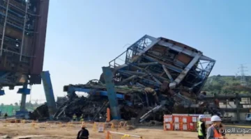 استخراج جثة ثالثة من تحت أنقاض محطة كهرباء انهارت في