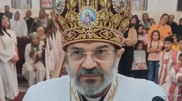 الأنبا توما يحتفل بقداس عيد الشهيد مار جرجس في كنيسته