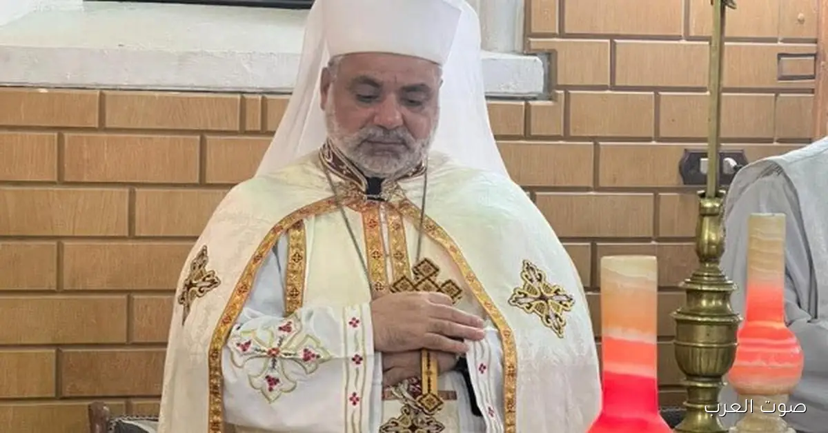 الأنبا عمانوئيل يحتفل بقداس عيد الشهيد مار جرجس في كنيسته بأرمنت الوابورات