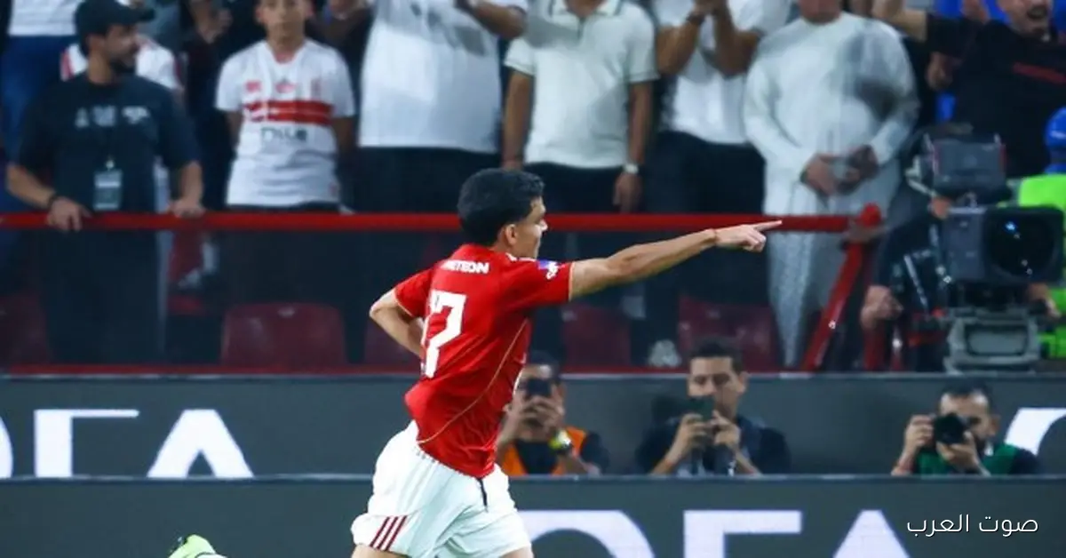 الأهلي يسجل الهدف التاني في الزمالك برأسة مروان عطية
