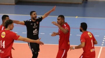 الأهلي يكسب المنيا في دوري الطائرة المرتبط