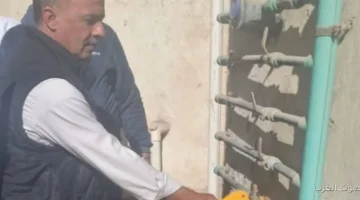 الإسكان حملة أمنية ضد وصلات المياه غير القانونية