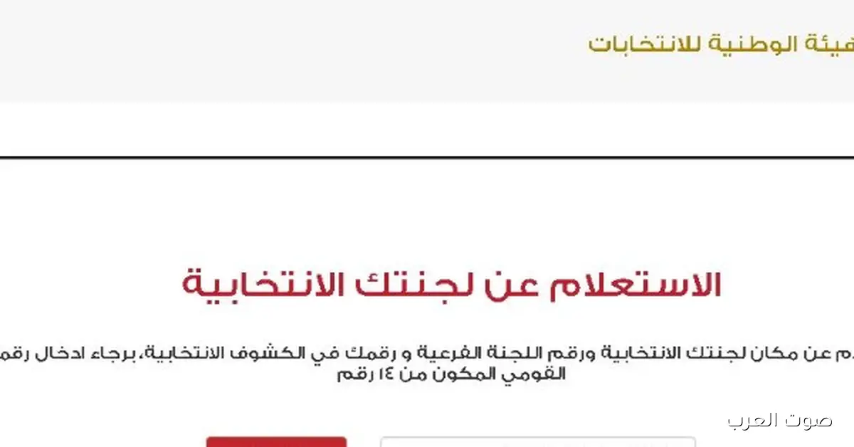 الانتخابات الجاية يوم الاتنين والناس تصوت في المرحلة الثانية لمجلس النواب.. اعرف لجنتك من الرقم القومي