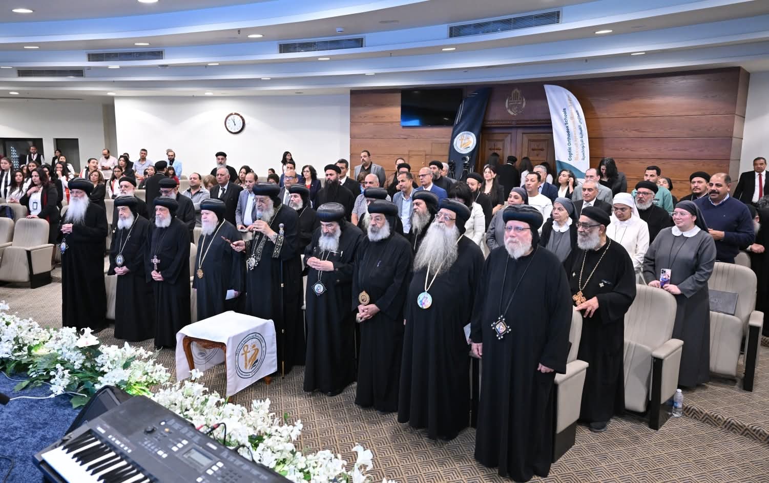 البابا تواضروس يشارك في تدشين الأمانة العامة للمؤسسات التعليمية القبطية