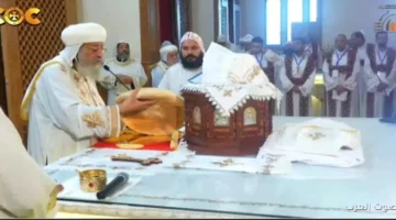 البابا تواضروس يقدّم صلوات تدشين كنيسة العذراء والقديس مار مرقس