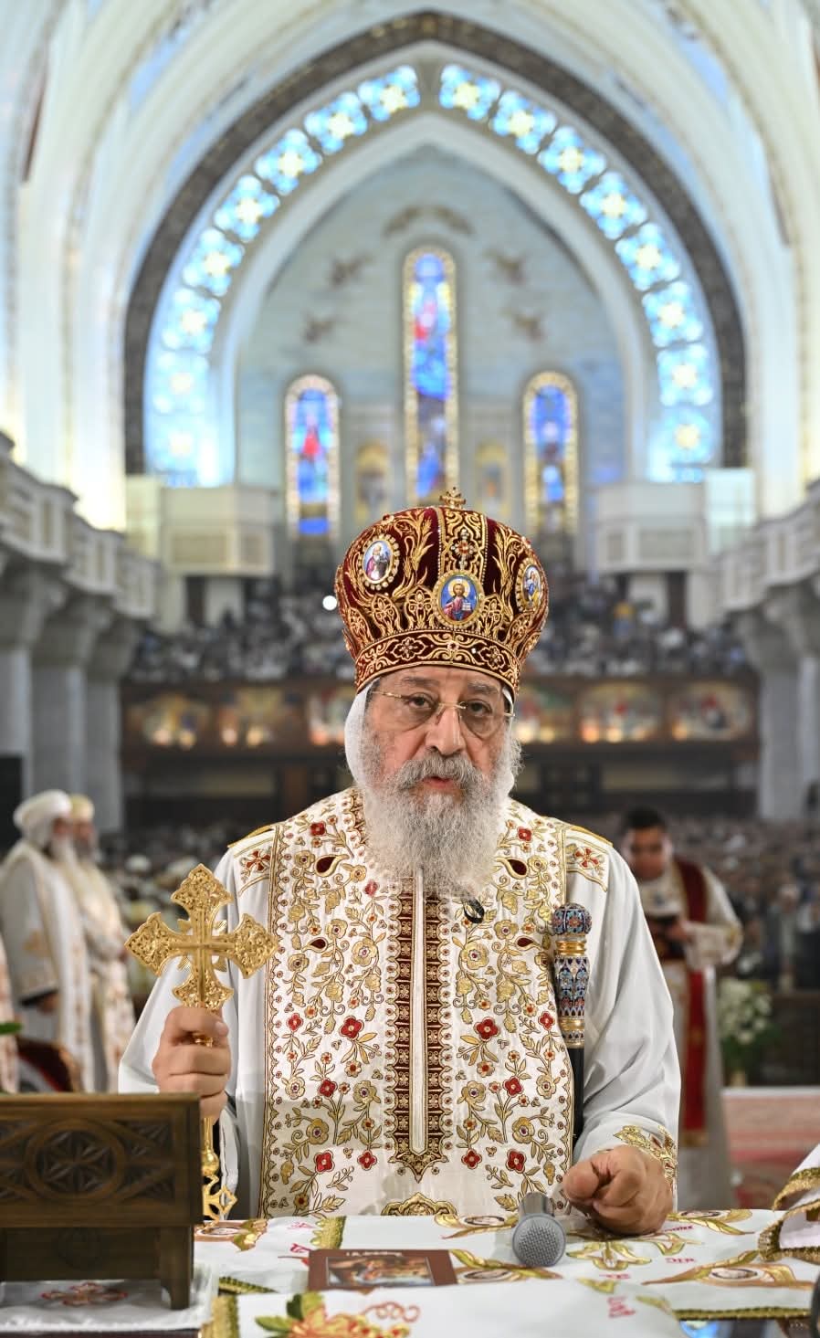 البابا في عظة القداس نشتغل سوا عشان نكرم اسم المسيح