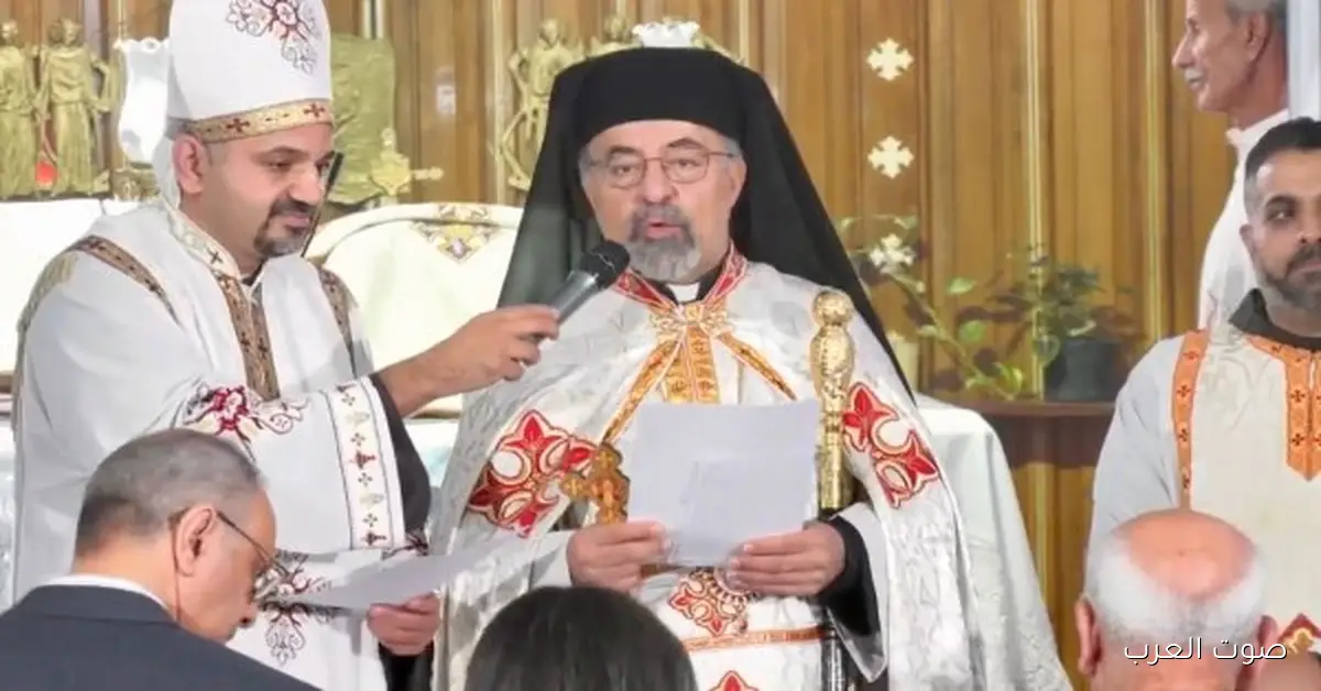 البطريرك الأنبا إبراهيم اسحق يحتفل بعيد شفيع كنيسة سان جورج في غبريال