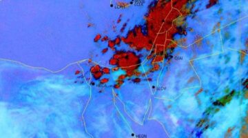 الجو النهارده أمطار ورعد في مناطق معينة ودرجة الحرارة في