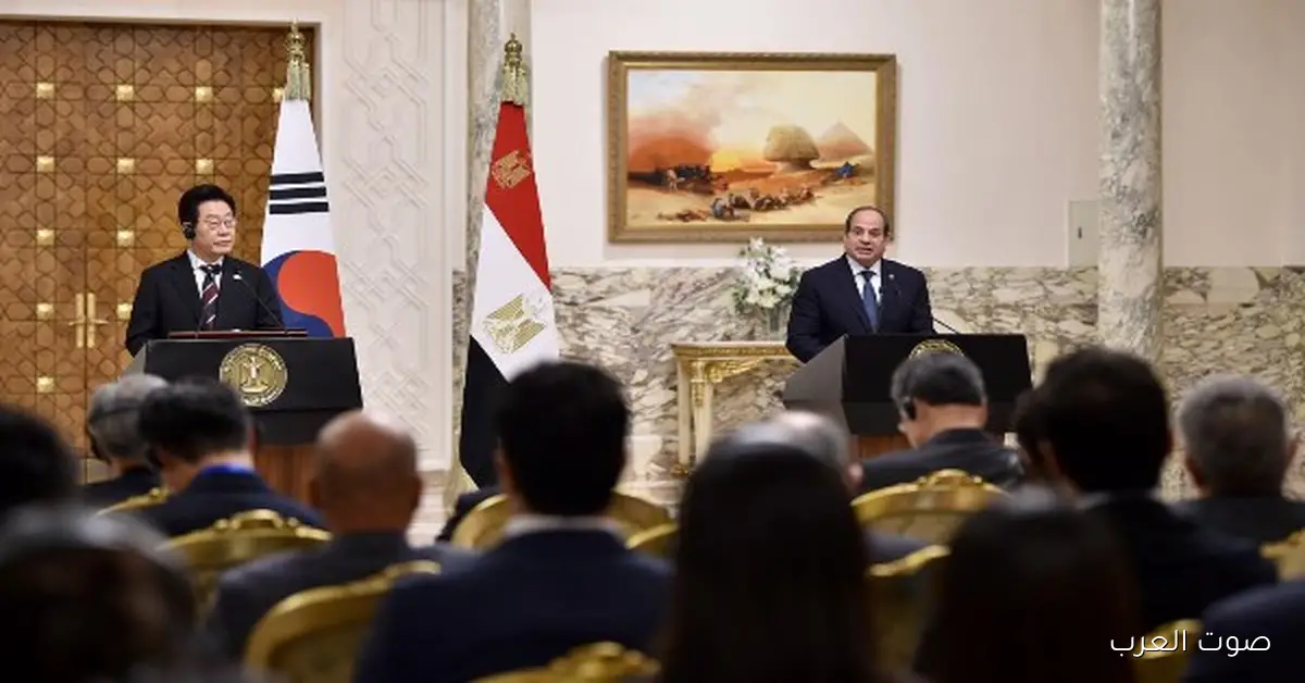 الرئيس السيسي يناقش مع نظيره الكوري إنشاء جامعة كورية وزيادة التعاون وجذب الشركات الكورية