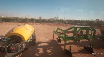 الريف المصري الجديد يجهز مزارعي الطور بمعدات زراعية حديثة لإنشاء