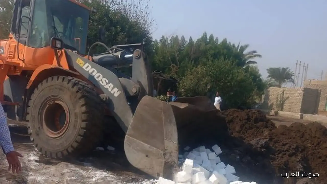 الزراعة إزالة 167 حالة تعدي خلال يومين