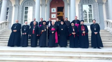 السفير البابوي في مصر يستقبل البطاركة والأساقفة الكاثوليك في نهاية