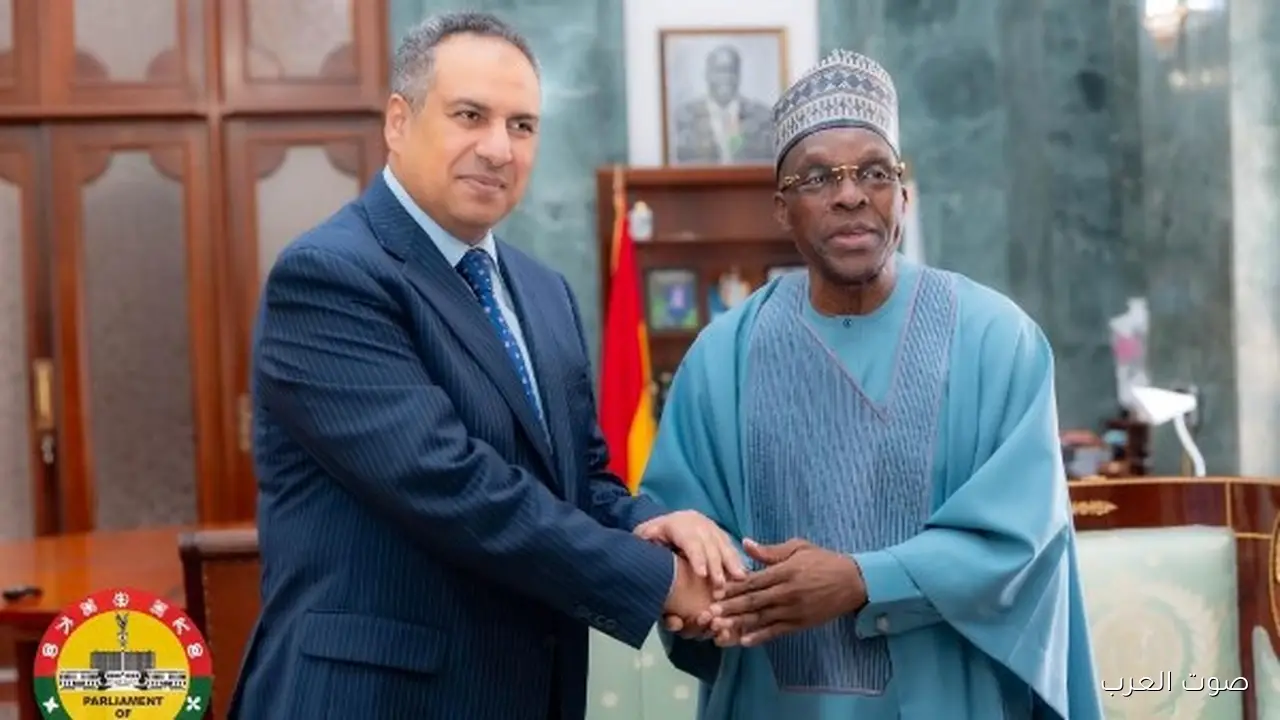 السفير المصري في أكرا يتحدث مع رئيس البرلمان الغاني عن