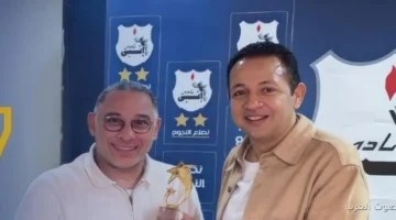 الشريعي يستقبل رئيس نادي الاتحاد السكندري