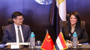 المشاط تناقش مع رئيس بنك التصدير والاستيراد الصيني طرق زيادة