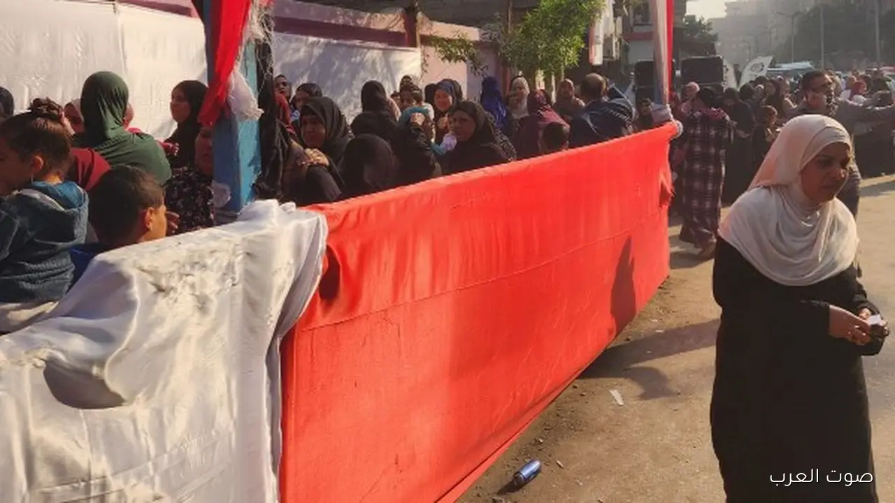 الناخبين لسه بيجوا على لجنة مدرسة الشهيد حسين جمال في