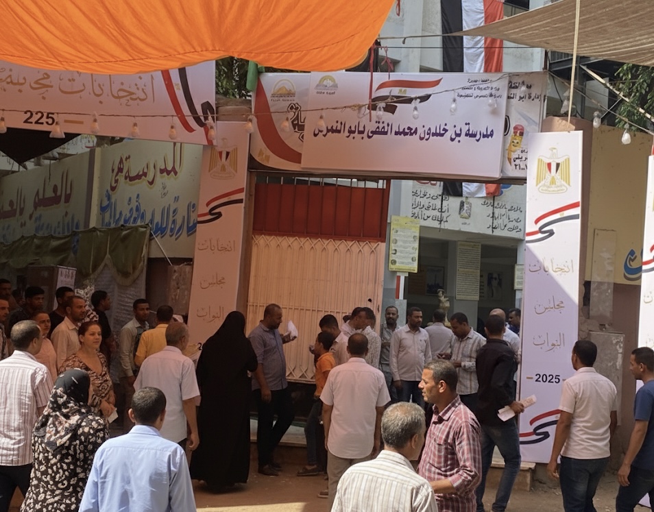 الناس لسه بتنزل تصوت في مدرسة محمد الفقي بأبو النمرس