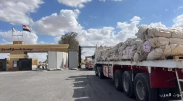 الهلال الأحمر المصري يرسل قافلة جديدة من مساعدات زاد العزة
