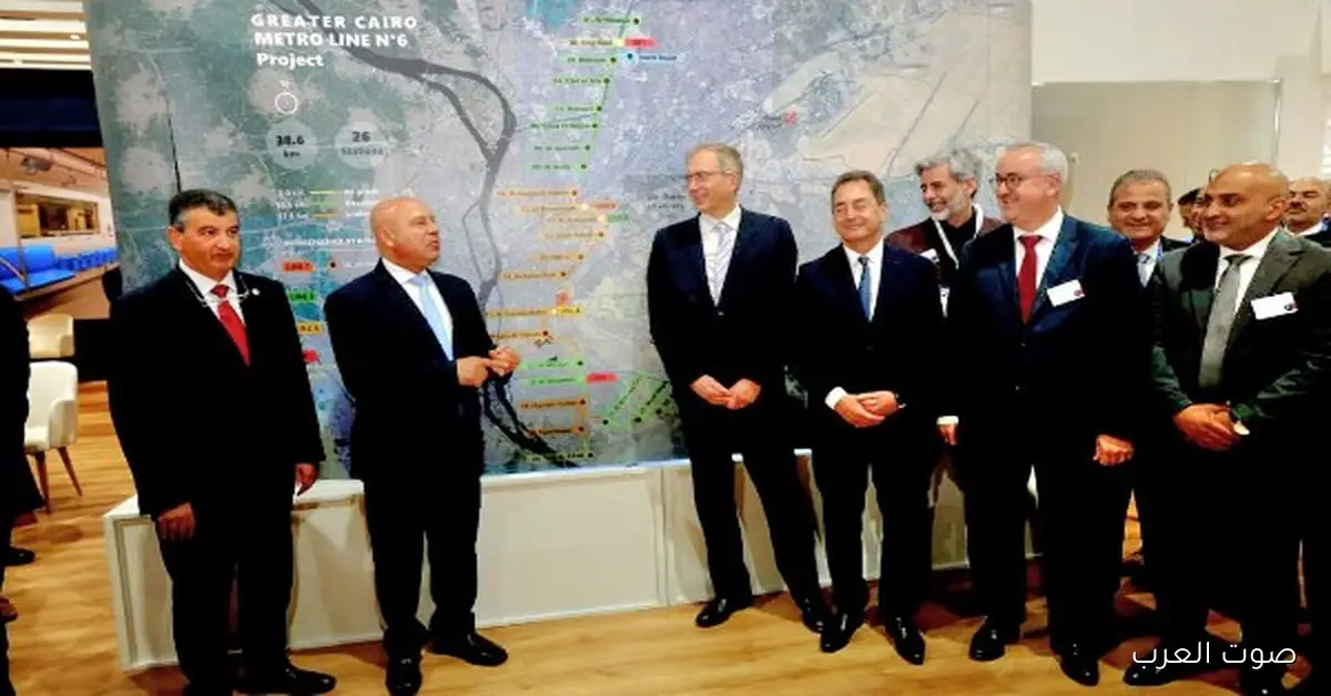 الوزير يحضر تسليم مسار الخط السادس لمترو القاهرة الكبرى