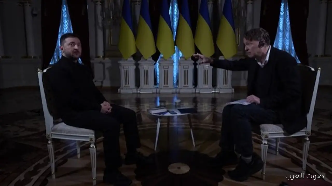 انقطاع الكهرباء أثناء مقابلة زيلينسكي التلفزيونية رسالة من الظلام