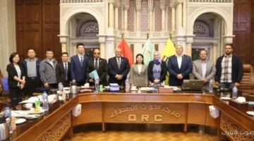 بحوث الصحراء يتعاون مع وفد من الأكاديمية الصينية للغابات لمواجهة