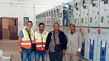 بدء تشغيل الكهرباء في موزع توسعة محطة محولات S13 بالعاشر