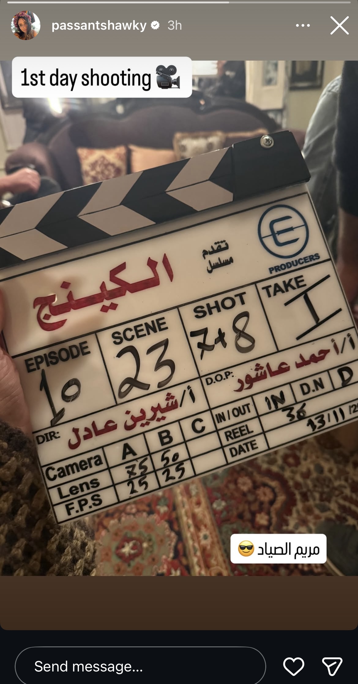 بسنت شوقي تثير حماس جمهورها لمسلسل الكينج