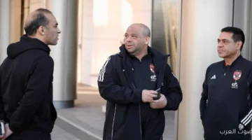 بعثة الأهلي رايحة ملعب مولاي الحسن علشان تواجه الجيش الملكي