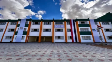 بمساعدة البنك الأهلي المصري افتتاح مدرسة أولاد مازن للتعليم الأساسي