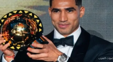 بن شرقي يبارك لأشرف حكيمي على جائزة أفضل لاعب في