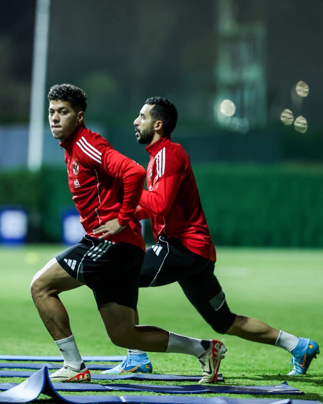 تدريبات الأهلي قبل مباراة الزمالك في نهائي كأس السوبر