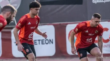 تدريبات بدنية للاعبي الأهلي الغايبين عن سفر المغرب