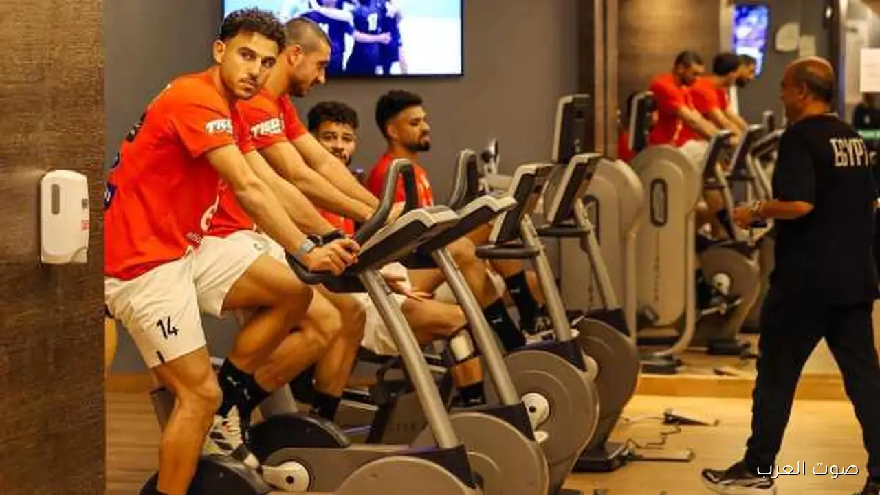 تدريبات خاصة للاعبي منتخب مصر قبل مباراة ودية مع أوزبكستان