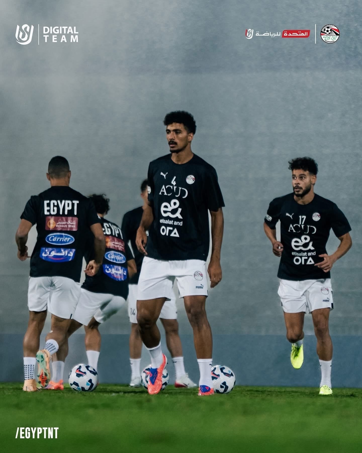 صورة من مباراة منتخب مصر