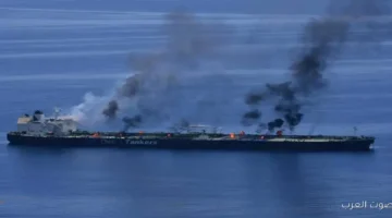 تركيا ناقلة النفط اللي انفجرت في البحر الأسود اتضربت تاني