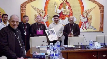 تكريم الشماس مينا فهيم في افتتاح المتحف المصري الكبير كمغني