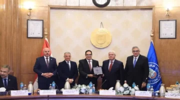 توزيع جوائز لجنة تحكيم مسابقة أفضل جامعة صديقة للبيئة