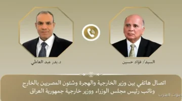 توسيع نشاط الشركات المصرية وزير الخارجية يتواصل مع نظيره العراقي