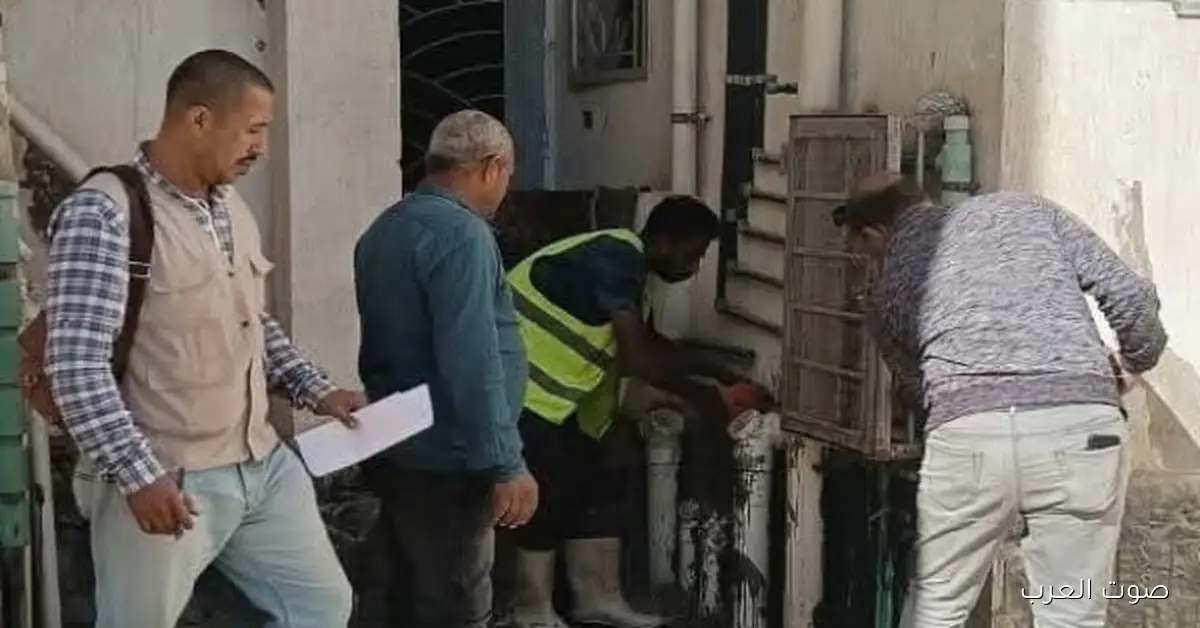 جهاز العبور الجديدة يكتشف 30 وصلة مياه غير قانونية في حملة مفاجئة